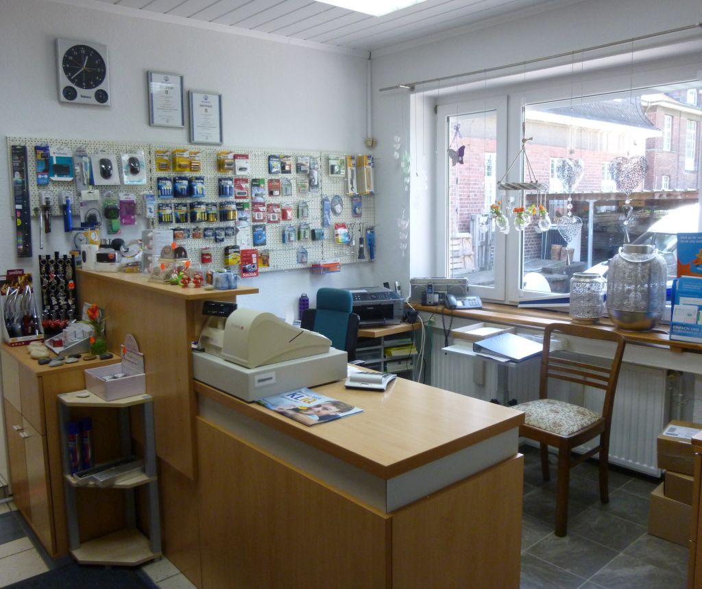 Kassenbereich mit Kundentheke